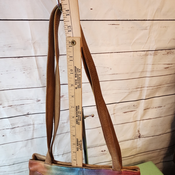 Hand Painted Collector Purse ANUSCHKA Leather - Picture 3 of 16